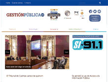Tablet Screenshot of gestionpublica.info